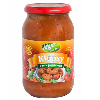 Klopsy w sosie pomidorowym 850g MOJA KUCHNIA