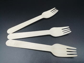 Servipack Widelec drewniany 16 cm 50 szt