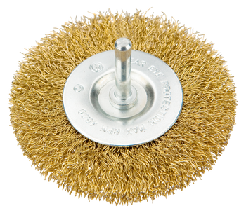 Szczotka druciana tarczowa z trzpieniem 100 mm