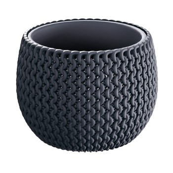 Doniczka Prosperplast Splofy Bowl śr. 18 cm  antracyt