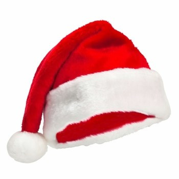 Pluszowa czapka mikołaja