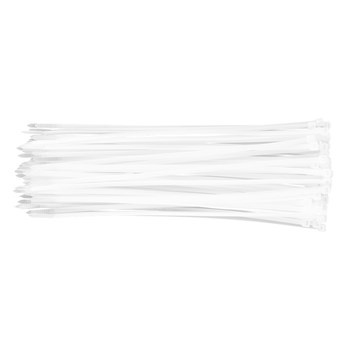 Opaski zaciskowe 3.6 x 300 mm, 100 szt., białe, NEO