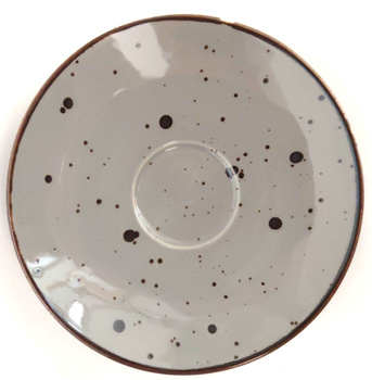 Spodek do filiżanki Cottage Grey Porcelana Bogucice