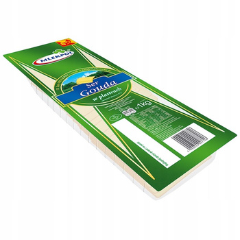 Mlekpol Ser Gouda w plastrch 1 kg