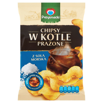 Przysnacki Chipsy w kotle prażone z solą morską 30 g