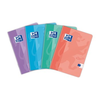 Zeszyt A5 16 kartek linia podwójna kolorowa Oxford Pastel