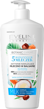 Botanic Expert 5 Roślinnychmleczek Aktywnie nawilżającemleczko w balsamie