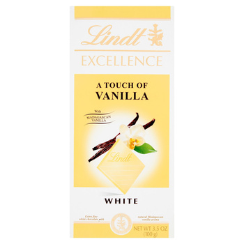 Lindt Excellence Czekolada biała z naturalnym aromatem wanilii Madagaskar 100 g