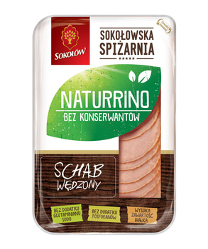Sokołów Sokołowska Spiżarnia Naturrino Schab wędzony 100g