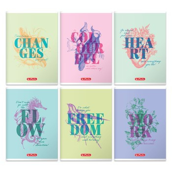 Herlitz zeszyt A5 60 linia nature motivation