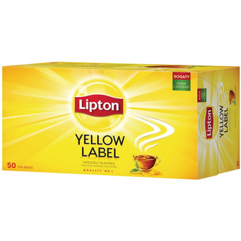 Lipton Yellow Label Herbata czarna 100 g (50 torebek)