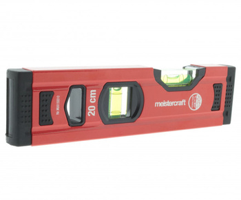 Poziomnica aluminiowa 20 cm, 2 libelle