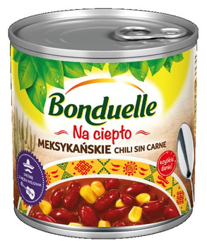 Bonduelle Na ciepło Meksykańskie chili sin carne 430 g