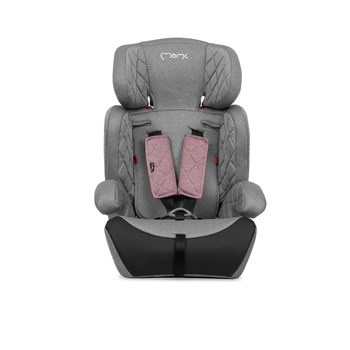 MoMi AXO fotelik samochodowy grafitowo - różowy 9-36 kg