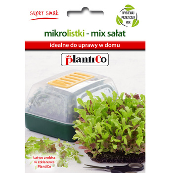 Nasiona na mikrolistki - Mix sałat PlantiCo