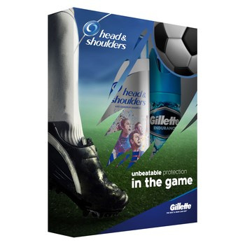 Zestaw podarunkowy: szampon Head&Shoulders 270ml i dezodorant w sprayu Gillette Cool Wave 150ml