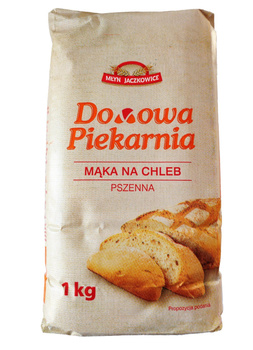 Młyn Jaczkowice Domowa Piekarnia Mąka na chleb pszenna 1 kg