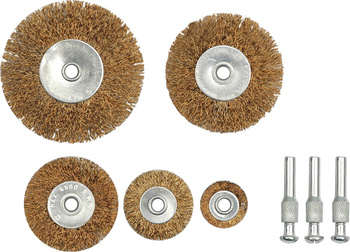 Szczotki druciane okrągłe 5 szt