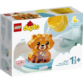 Klocki LEGO DUPLO My First Zabawa w kąpieli: pływająca czerwona panda (10964)