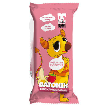 Be Raw! Kids Batonik truskawka banan 25 g