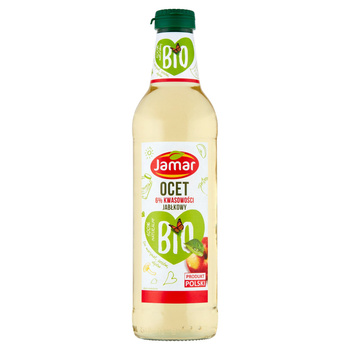 Jamar Ocet jabłkowy bio 6 % kwasowości 500 ml