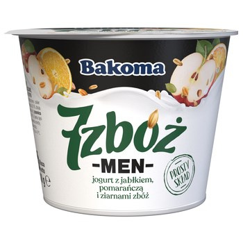 JOGURT 7 ZBÓŻ MEN JABŁ/POM300G