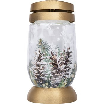 Bolsius Lampion 3S z wkładem 36h szyszki