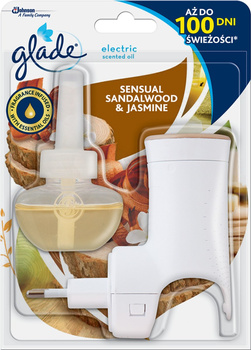Glade Sensual Sandalwood & Jasmine Elektryczny odświeżacz powietrza 20ml