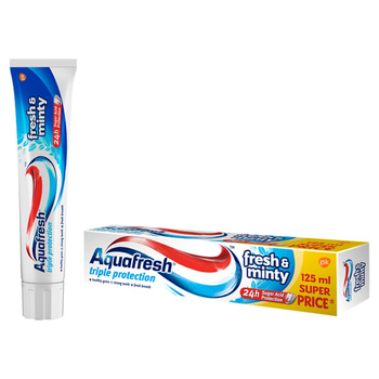 Aquafresh Triple Protection Fresh & Minty Pasta do zębów 125ml