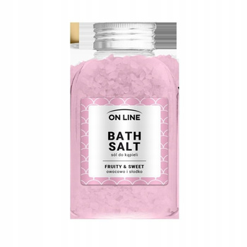 ON LINE FRUITY&SWEET PINK sól do kąpieli 600g