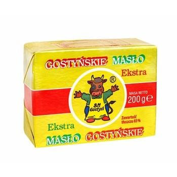 Spółdzielniamleczarska wgostyniu Masło Extragostyńskie 83% tłuszczu 200g