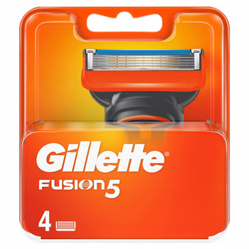 Gillette Fusion5 Ostrza wymienne do maszynki do golenia dla mężczyzn, 4 sztuk