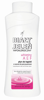 Biały Jeleń Płyn do kąpieli i pod prysznic witaminy AEF 750 ml