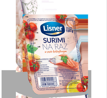 Lisner Surimi na raz w sosie koktajlowym 100 g