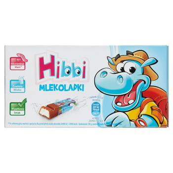 Hibbi Mlekoladki Batoniki mleczne z nadzieniem mlecznym 100 g