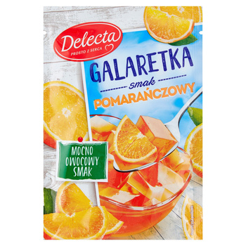 Delecta Galaretka smak pomarańczowy 70 g