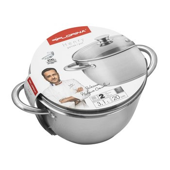 Garnek nierdzewny Henry indukcja 20CM 3,1L Florina