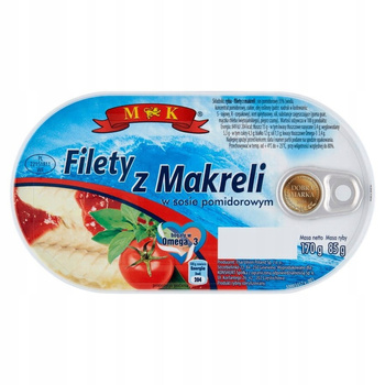 MK Filety z makreli w sosie pomidorowym 170g