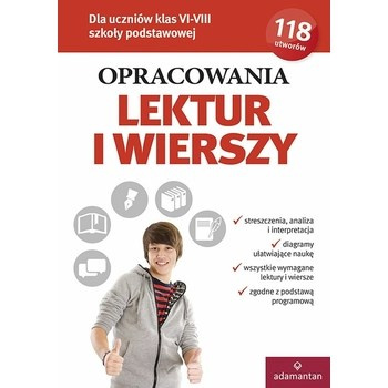 Opracowania lektur i wierszy VI-VIII. Szkoła podstawowa
