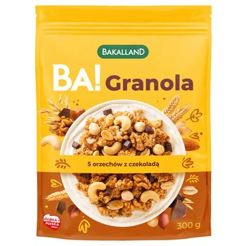 BAK.GRANOLA 5 ORZECHÓW 300G