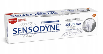 Sensodyne Odbudowa i Ochrona Whitening Pasta do zębów z fluorkiem 75 ml