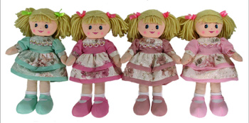 SUN-DAY Zabawka pluszowa Lalka 40 cm L0289