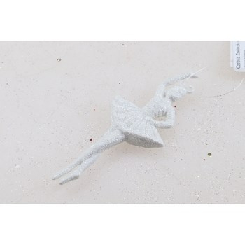 EM&EM Zawieszka na choinkę baletnica biała