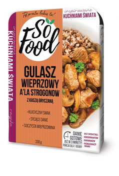 Gulasz wieprzowy a' la Strogonow. 330 g So Food