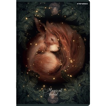 Zeszyt Forest/Ice A5 60k kratka z marginesem Top 2000