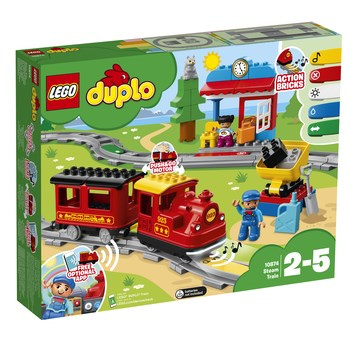 Klocki LEGO DUPLO Town Pociąg parowy 10874