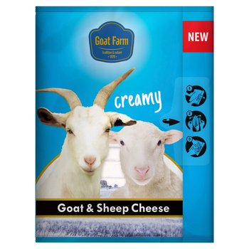 Goat Farm Ser topiony z sera koziego i owczego w plastrach 100 g
