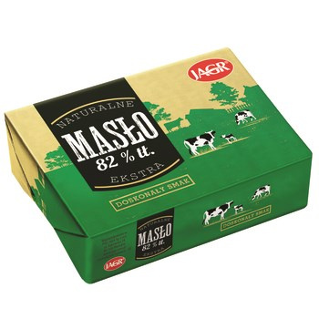 Jagr Masło ekstra naturalne 82 % tłuszczu 200 g
