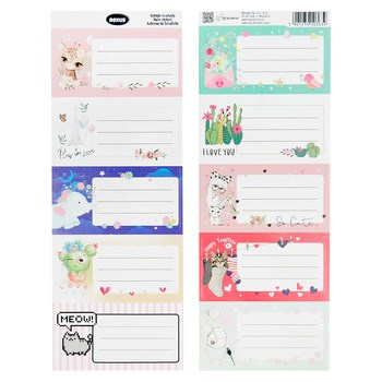 Naklejki na zeszyty No name - Dziewczynka - Rexus