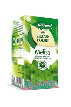 Herbapol Zielnik Polski Herbatka ziołowa melisa 40 g (20 x 2 g)